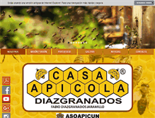 Tablet Screenshot of casaapicola.com.co